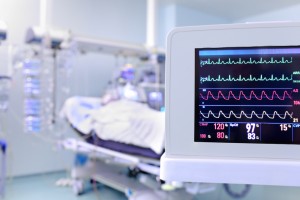 medical device monitoring patient in hospital